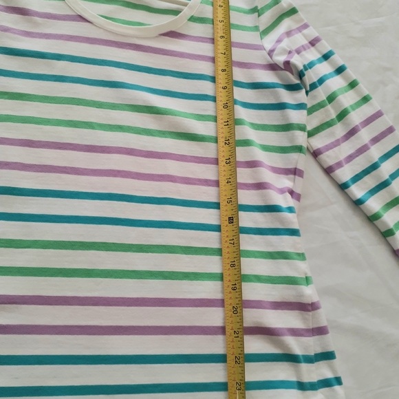 Women's pullover top striped size large - Picture 2 of 4